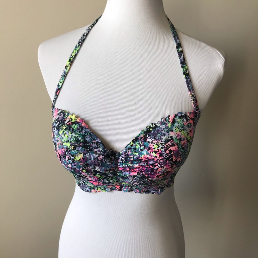 Victoria’s Secret patterned bikini top